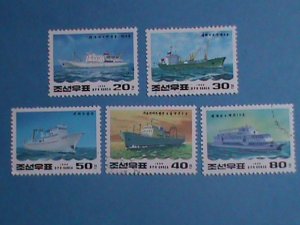 1996- KOREA STAMP-  KOREA CARGO SHIPS  CTO-NH STAMPS