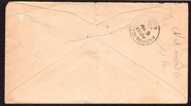 $US Sc#E3 Special Delivery Cover 1893 New Bedford MA.