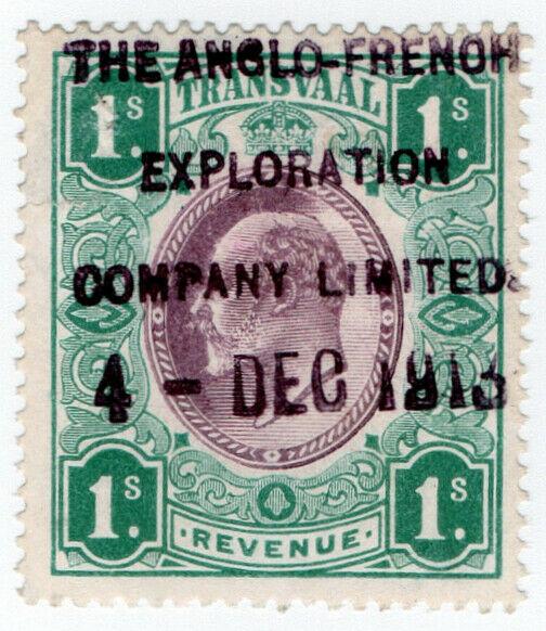 (I.B) Transvaal Revenue : Duty Stamp 1/-