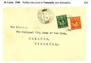 St. Lucia 1940 Cover
