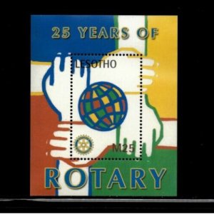 Lesotho 2002 - Rotary - Souvenir Stamp Sheet -  - MNH