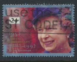 Great Britain SG 1606    Used  - Anniversary of Accession