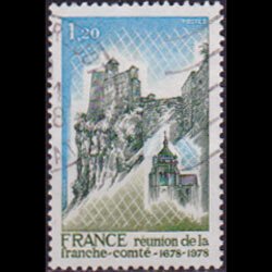 FRANCE 1978 - Scott# 1615 Fortress 1.2f Used