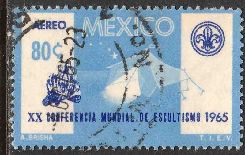 MEXICO C305, 20th World Scout Conference. USED. VF. (1214)