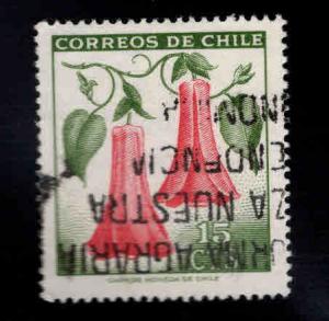 Chile Scott 348 Used National Flower stamp