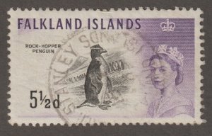 EDSROOM-17055 Falkland Islands 134 Used SON 1960 Port Stanley