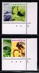 Switzerland 2000,#1089 + 1091 MNH. Tourism