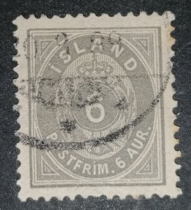 Iceland 6 aur 1876