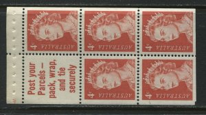 Australia QEII 1966 4 cents booklet pane unmounted mint NH