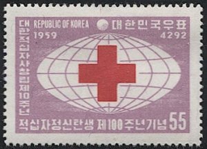KOREA 1959 Sc 296  Mint LH 40h VF - Red Cross