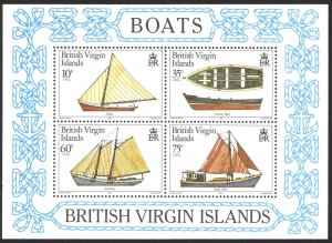 Virgin Islands Sc# 483a MNH 1984 10c-75c Local Boats