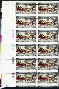 1551, MNH 10¢ Misperforated Error Plate Block of 12 Stamps - Stuart Katz