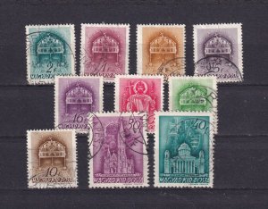 SA22a Hungary 1930's - 1940's St. Stephen and His Crown used stamps