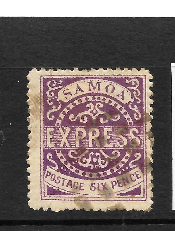 SAMOA  1877-80  6d  BRIGHT VIOLET EXPRESS    FU   SG 6