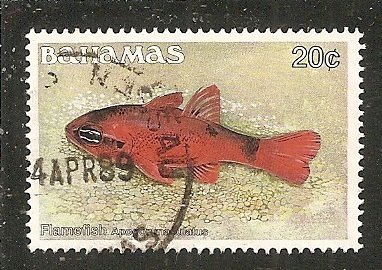 Bahamas  Scott 607   Fish    Used