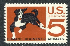 1307 5c Humane Treatment of Animals  Mint  NH OG  VF