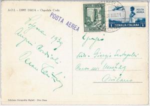 54051 - ITALY COLONIES: SOMALIA - DIRE DAUA 1939 POSTCARD-