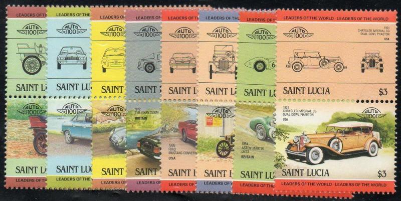 St Lucia  Scott   686-693  MNH Complete set.