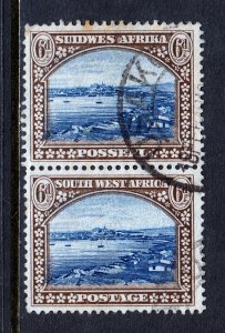 South West Africa - Scott #114 - Used - A few toning specks - SCV $11