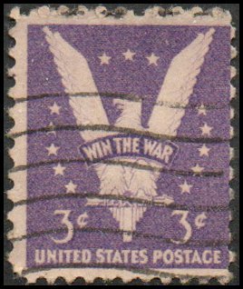 United States 905 - Used - 3c Eagle / Win the War (1942) (1)