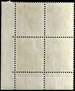 France J92 100fr Postage Due Coins Datés Block Wheat/Herbs MNH Blk4 CV$550 1953