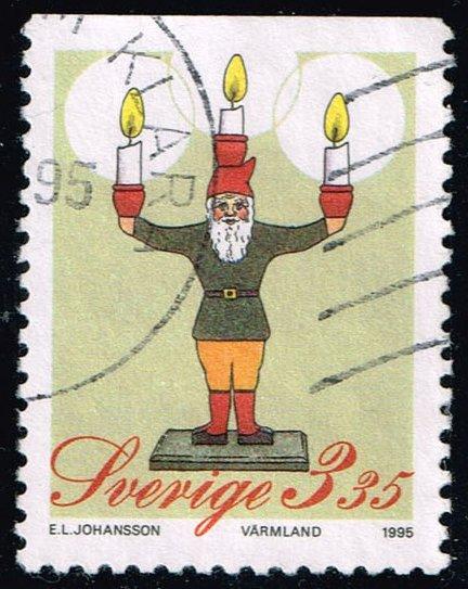 Sweden #2151 Santa Candlestick; Used (0.45)