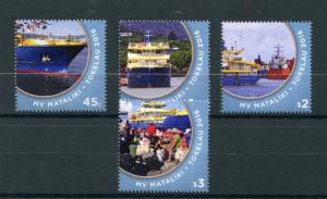 Tokelau 2016 MNH MV Mataliki 4v Set Boats Cargo Passenger Ships Stamps 