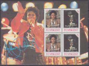 1985 St Vincent 898-899/B26 Michael Jackson