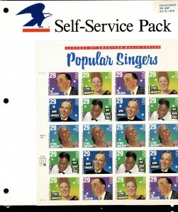 2849-53 Popular Singers - P.O. Sealed Sheet MNH