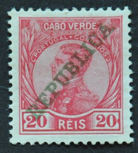 DYNAMITE Stamps: Cape Verde Scott #103 (thin) – MINT hr