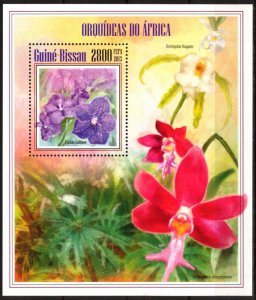 Guinea Bissau 2013 Flowers Orchids S/S MNH