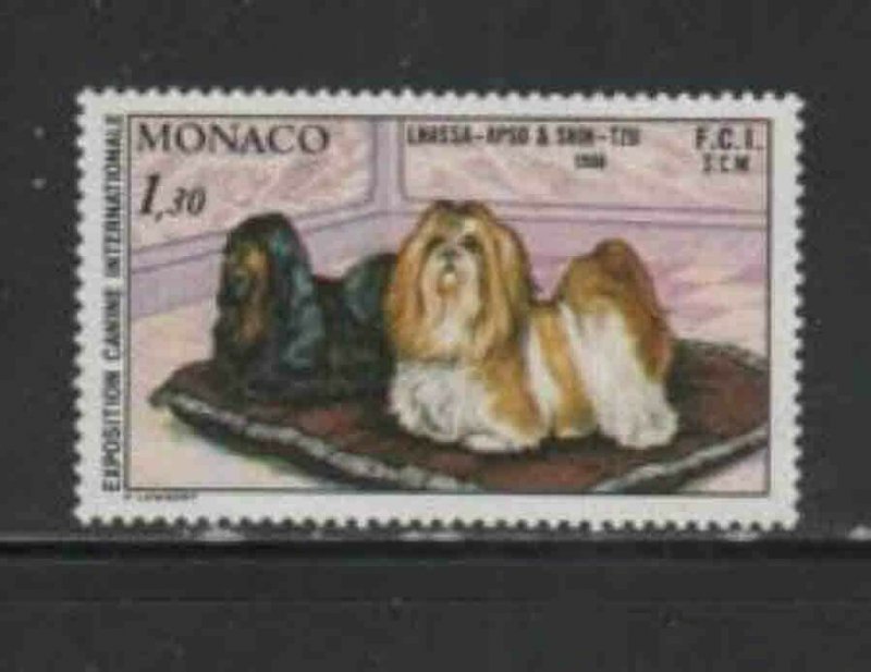 MONACO #1235 1981 INTERNATIONAL DOG SHOW MINT VF NH O.G