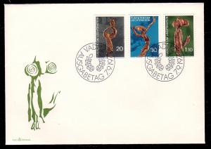 Liechtenstein 506 - 508 FDC