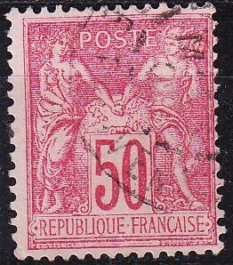 FRANKREICH FRANCE [1884] MiNr 0081 II ( O/used )