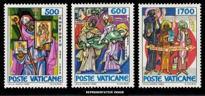 Vatican City Scott 752-754 Mint never hinged.