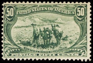 U.S. TRANS-MISS. ISSUE 291  Mint (ID # 116533)