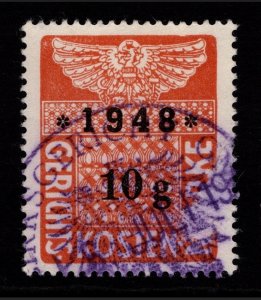 Austria 1948 10g Court Fee Stamp Used Perf 13.75 x 13.5 - S36378