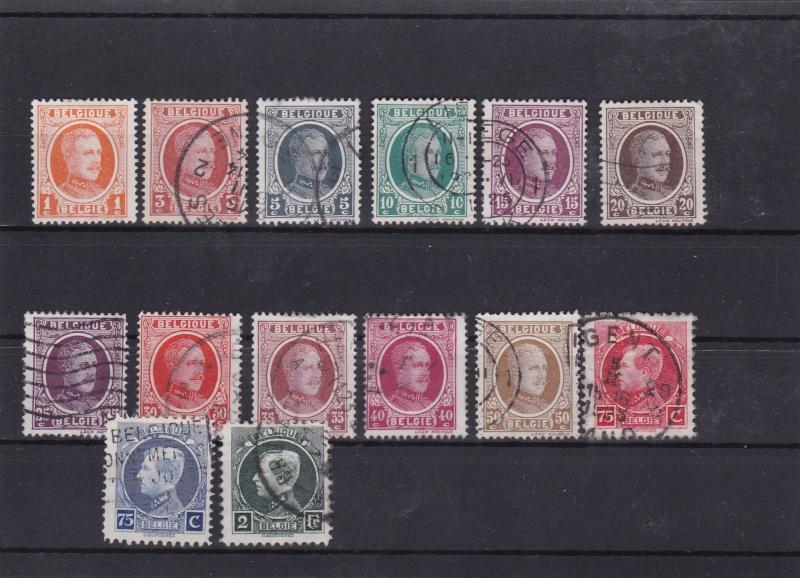 belgium 1921 used  stamps ref 8113