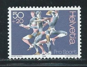 Switzerland B522 1986 Sports single MNH