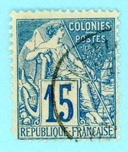 French Colonies, Scott #51, Used