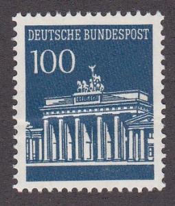 Germany # 956, Brandenberg Gate Coil, Creased