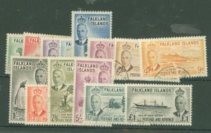 Falkland Islands #107-120  Single (Complete Set) (King)