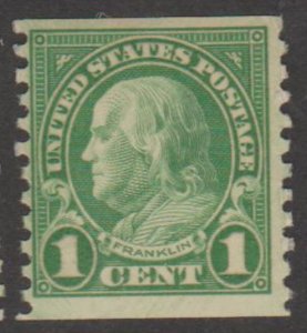 U.S. Scott #597 Franklin Coil Stamp - Mint Single
