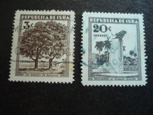 Stamps - Cuba - Scott# 312-316 - Used Set of 5 Stamps