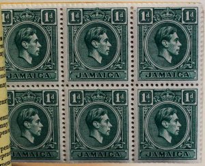 Jamaica Stamps # 148-9 MNH XF Lot Of 4 Unexploded Booklets Scott Value $380.00