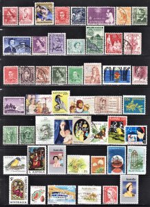 Australia starter collection of 50 different F to VF used. All fault free. Lot C