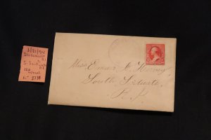 US 220 on cover Slocumville RI to S. Scituate RI (#2738)