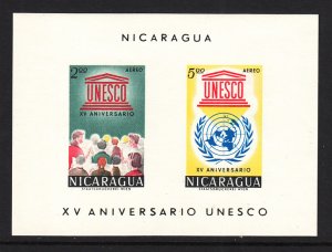 Nicaragua 503a UNESCO Souvenir Sheet MNH VF