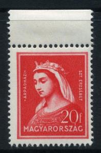 HUNGARY;  1932 early St. Elizabeth issue Mint hinged Marginal 20f. value