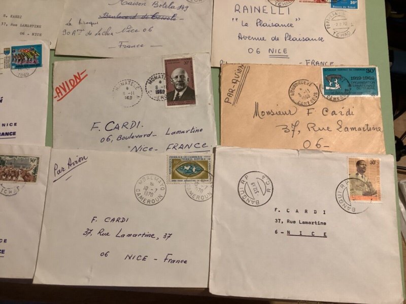 French Colonies 16 postal cover  items  Ref A1848